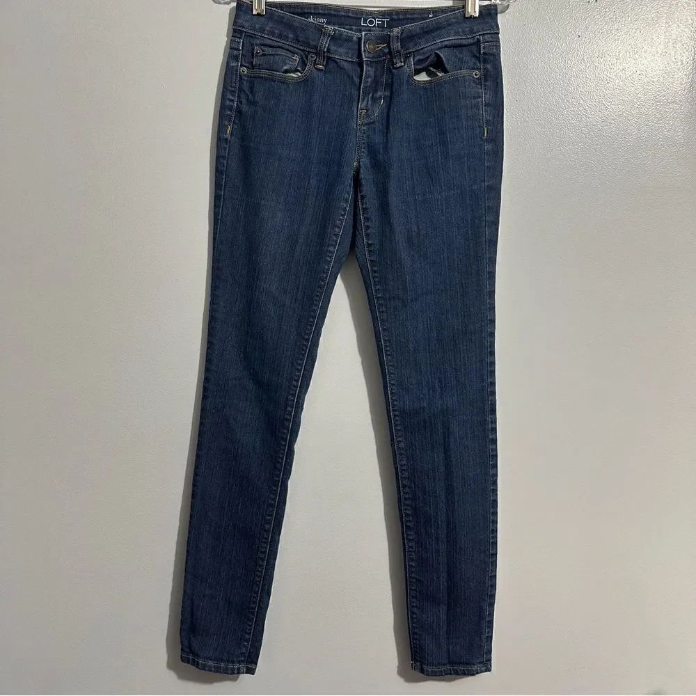 Loft modern skinny jeans size 0